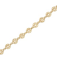 Star of David gold filled Bracelet